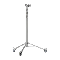 Kupo 100mm Caster with Brake 30mm Square Adapter Set of Three 0