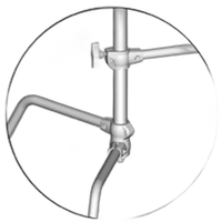 Kupo 40 inch Sliding Leg C-Stand - Silver 1