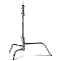 Kupo 20 Inch C-Stand with Turtle Base - Silver 0