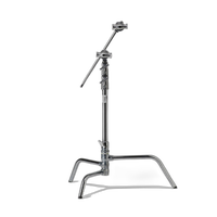 Kupo 20 in Turtle Base C-Stand Kit w/ 2.5 in Grip Head  and  20 in Hex Stud Arm 0