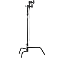 Kupo 40 in Turtle Base C-Stand Kit Black w/Grip Head  and  40in Hex Stud Arm 1