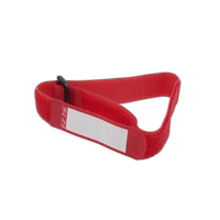 Kupo EZ-TIE Deluxe Cable Ties 0.78 x 16.1 Red (10 Pack) 0