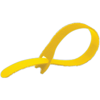 Kupo EZ-TIE Simple Cable Ties 0.78 x 7.87Yellow (50 Pack) 0