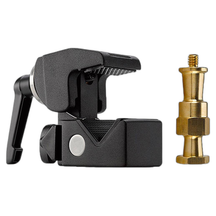 Kupo Convi Clamp with Adjustable Handle and Hex Stud - Black