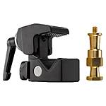 Kupo Convi Clamp with Adjustable Handle and Hex Stud - Black 0