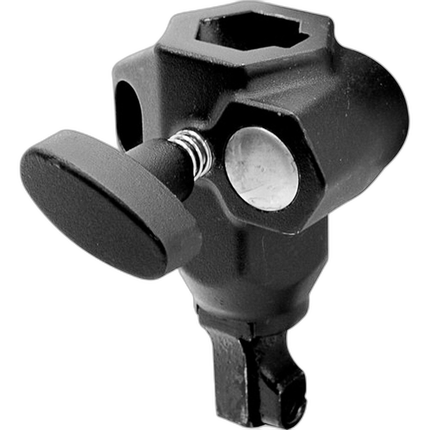 Kupo Double Socket w/Safety Spring Pin - Black