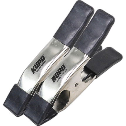 Kupo 4 inch Steel Spring A Clamp - Black (Set of 2)