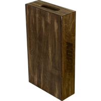 Kupo Brown Stained Apple Box - Half - 20in X 12in X 4in 1
