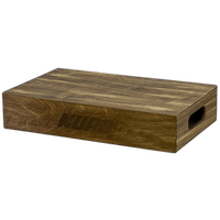 Kupo Brown Stained Apple Box - Half - 20in X 12in X 4in 2