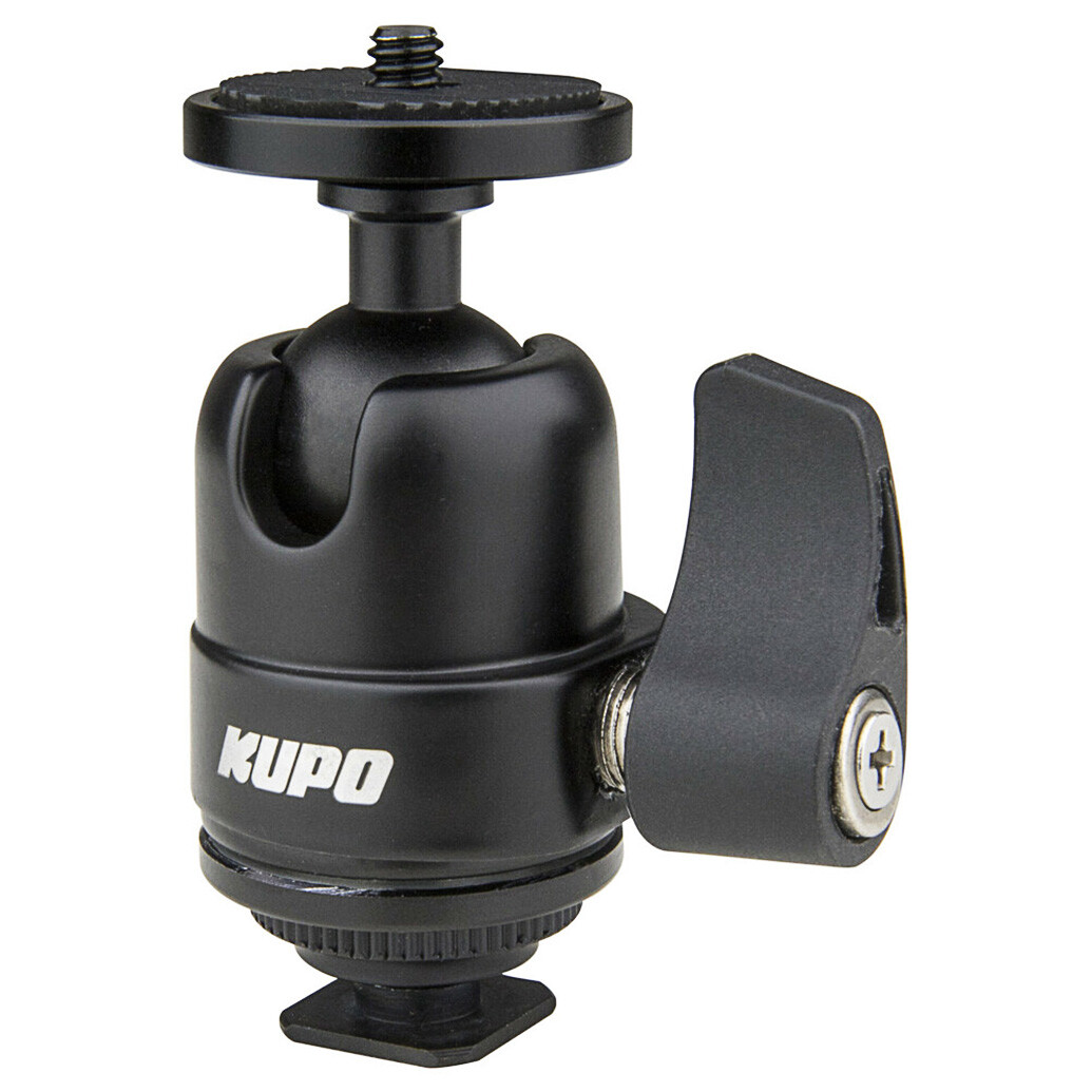 Kupo Midi Ball Head with Hot Shoe Mount