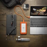 Seagate LaCie Rugged USB-C 1TB USB 3.1 Orange with Data Recovery Services 1