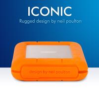 Seagate LaCie Rugged USB-C 4TB USB 3.1 Type C Orange with Data Recovery Serv 5