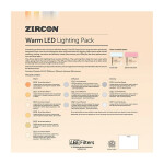 LEE Filters Zircon Warm LED Filter Lighting Pack - 12 Sheets 1