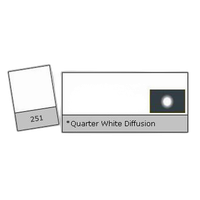 LEE Filters 1/4 White Diffusion Gel Filter 0