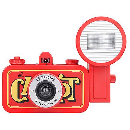 La Sardina レッド トイカメラ Lomography La Sardina and Flash - El Capitan