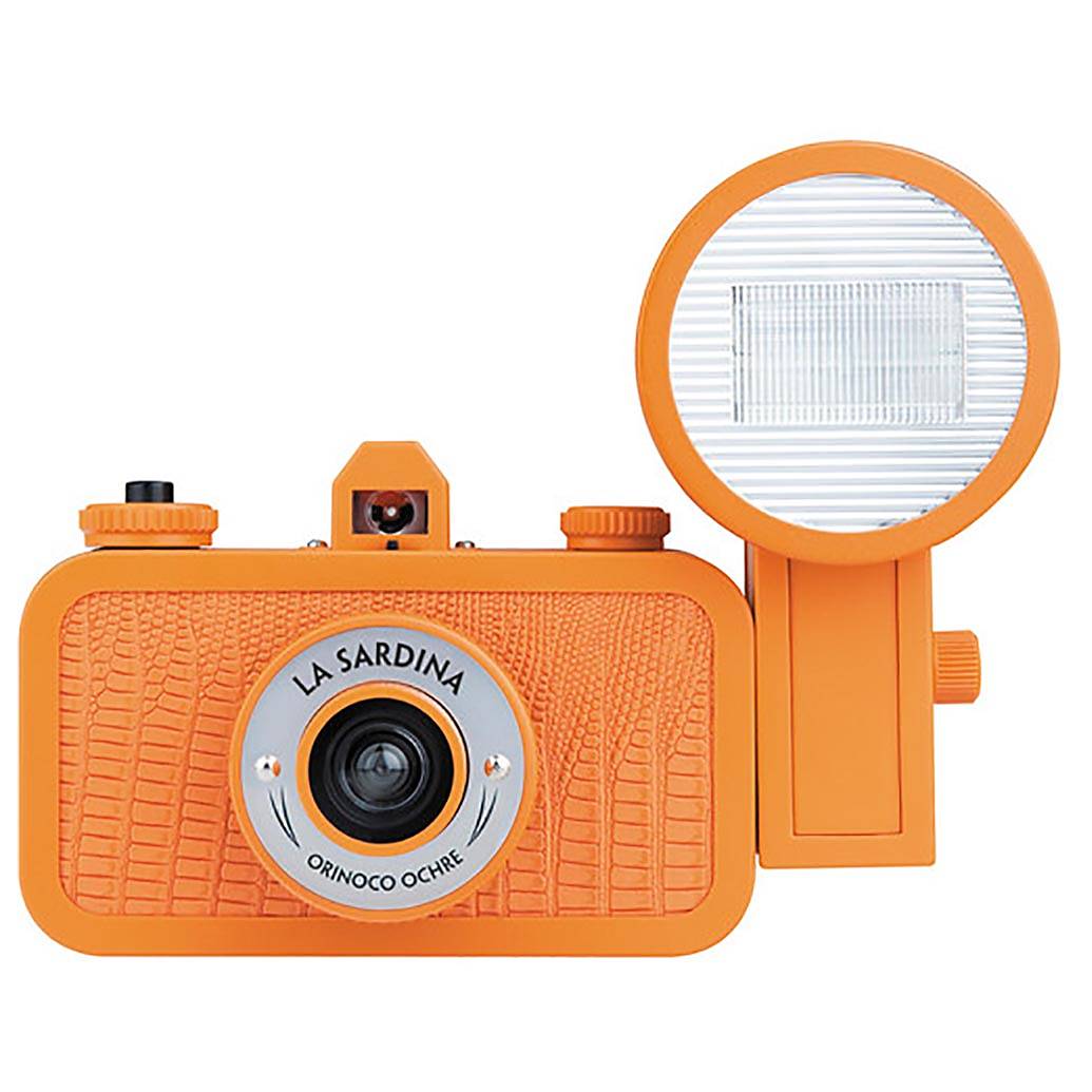 Lomography La Sardina and Flash - Orinoco Ochre