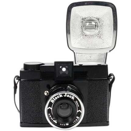 Lomography Diana F+ Medium Format Camera (Black Jack)