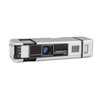 Lomography Lomomatic 110 Camera and Flash Metal