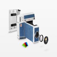 Lomography LomoInstant Square Glass Camera and Accessory Kit (The Blues) 0
