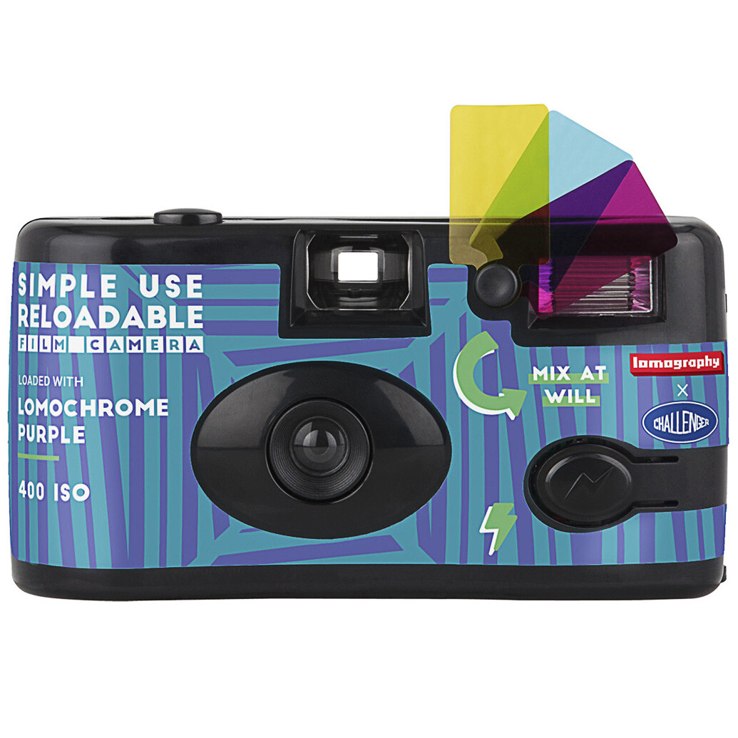 Lomography Simple Use Film Camera Purple Challenger Edition