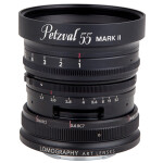 Lomography Petzval 55mm f/1.7 MKII Lens Bokeh Control Aluminum Black Nikon Z 0