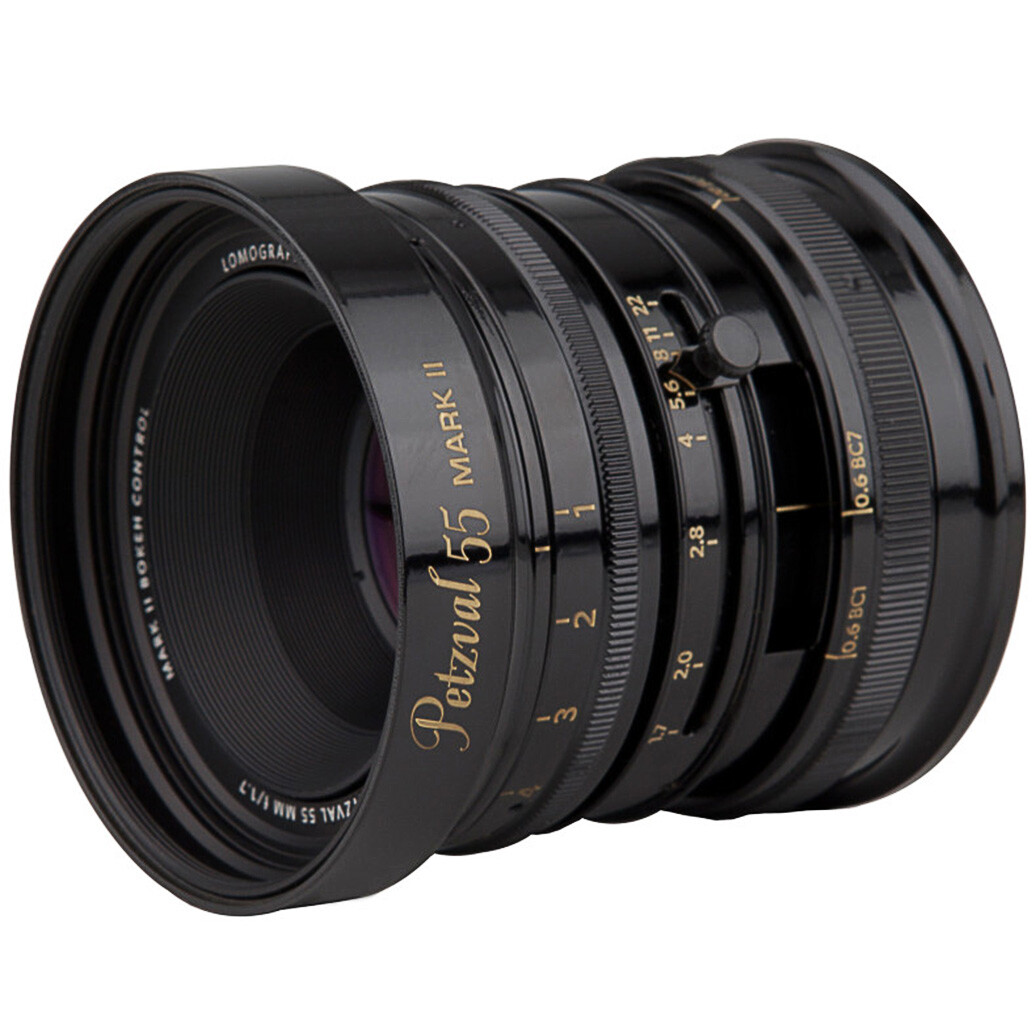 Lomography Petzval 55mm 1.7 Mark II ソニーE New Petzval 55 f/1.7 MKII Art Lens Satin Brass Sony E
