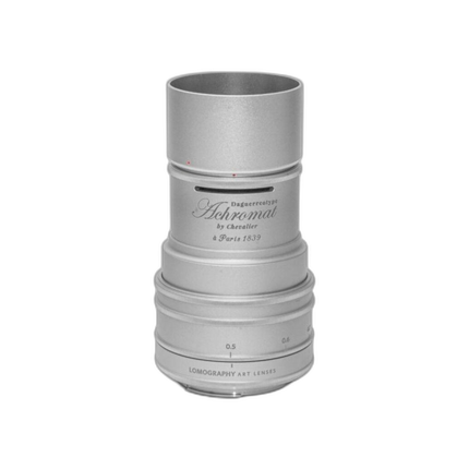 Lomography Daguerreotype Achromat 64mm f/2.9 Lens for Nikon F (Silver)