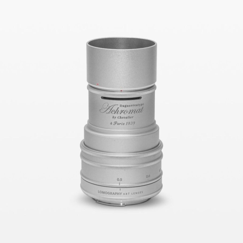 Lomography Daguerreotype Achromat 64mm f/2.9 Lens for Nikon F (Silver)