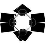 Lowel IP-20 VIP 4 way Barndoor 0