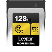 Lexar 128GB Professional CFexpress Type B GOLD Series Memory Card 0