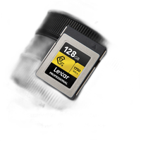Lexar 128GB Professional CFexpress Type B GOLD Series Memory Card 1