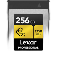 Lexar 256GB Professional CFexpress Type B GOLD Series Memory Card 0