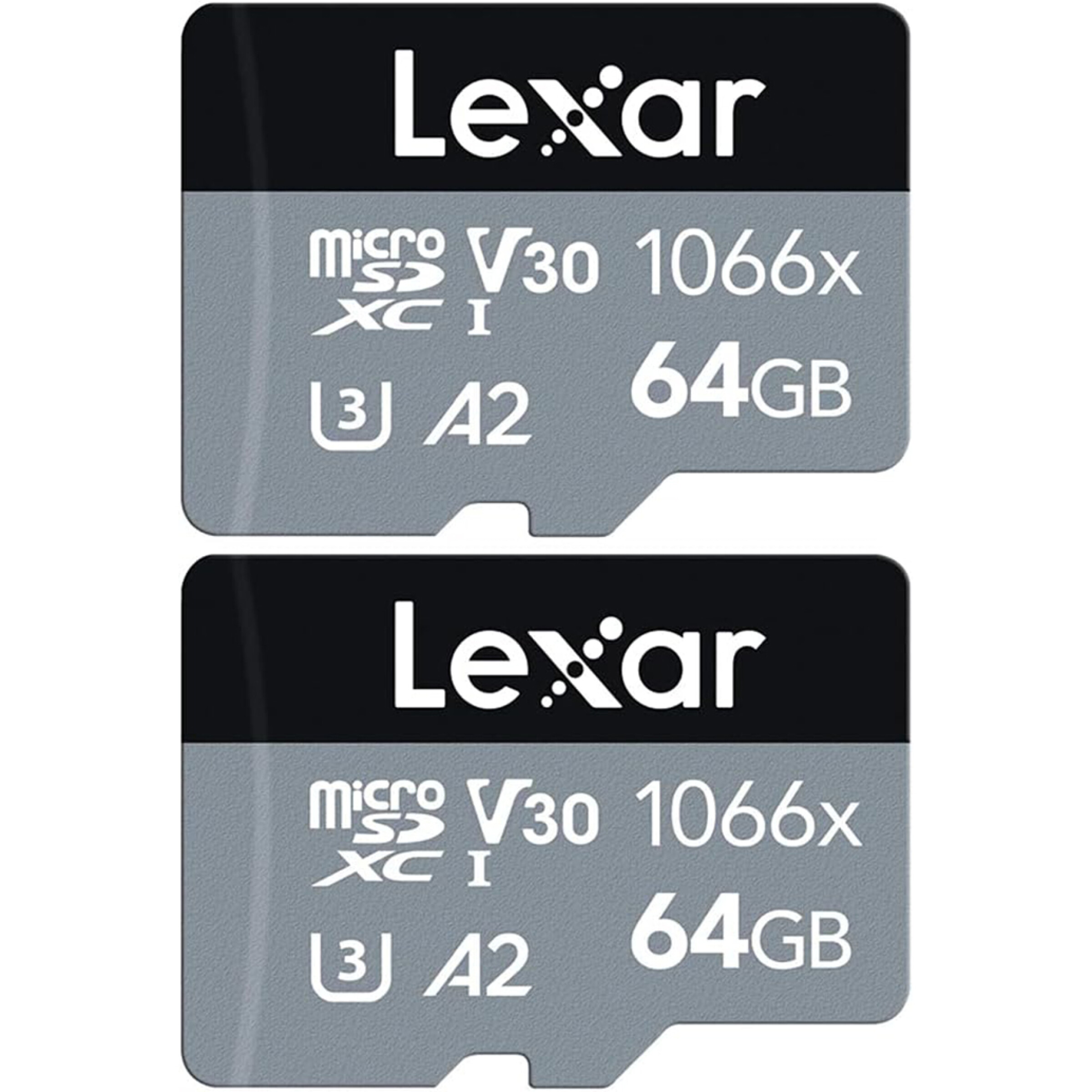 Lexar 64GB Professional 1066x UHS-I microSDXC Class 10 SILVER Series Memory