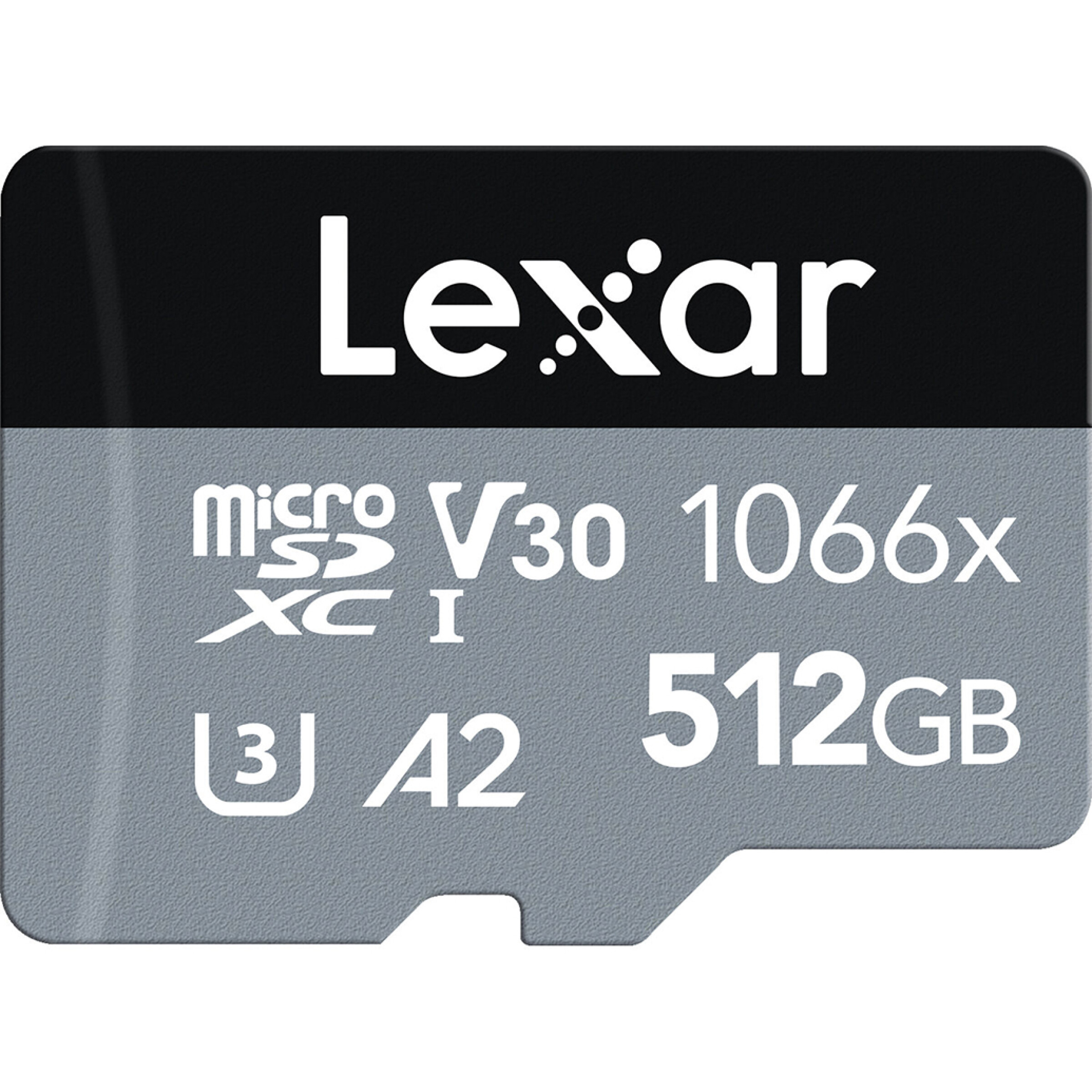 Lexar 512GB Professional 1066x UHS-I microSDXC Class 10 SILVER Series Memory