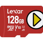 Lexar 128GB PLAY microSDXC UHS-1 V30 U3 Class 10 A2 Memory Card 0