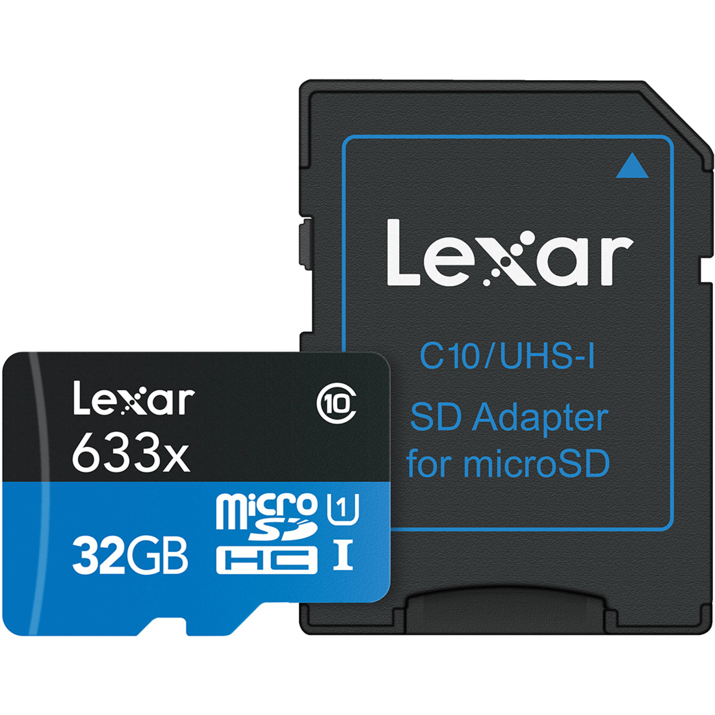 Lexar 32GB High Performance 633x UHS-I U1 V10 Class 10 MicroSDXC Memory Card