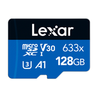 Lexar 128GB High Performance 633x UHS-I U3 V30 Class 10 MicroSDXC Memory Car 0