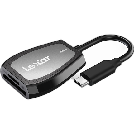 Lexar Professional USB 3.2 Type-C Dual-Slot Card Reader