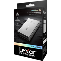 Lexar Professional Workflow Go Portable Dock Station 2-Bay 1