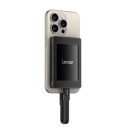 Lexar SL500 USB 3.2 Gen2x2 Portable SSD 1TB with Magnetic Set Black