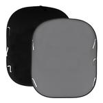Lastolite Collapsible Reversible Background (6 x 7, Black/Mid Gray) 0