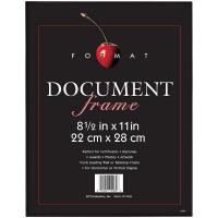 MCS Format 8.5x11in Picture Frame with Easel (Black) 0