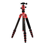 MeFoto MeFoto Roadtrip Travel Tripod Kit Red Carbon Fiber 0