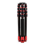 MeFoto MeFoto Roadtrip Travel Tripod Kit Red Carbon Fiber 2