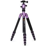 MeFoto A1350Q1P RoadTrip  Series 1 Travel Kit With Ball Head - Purple 0