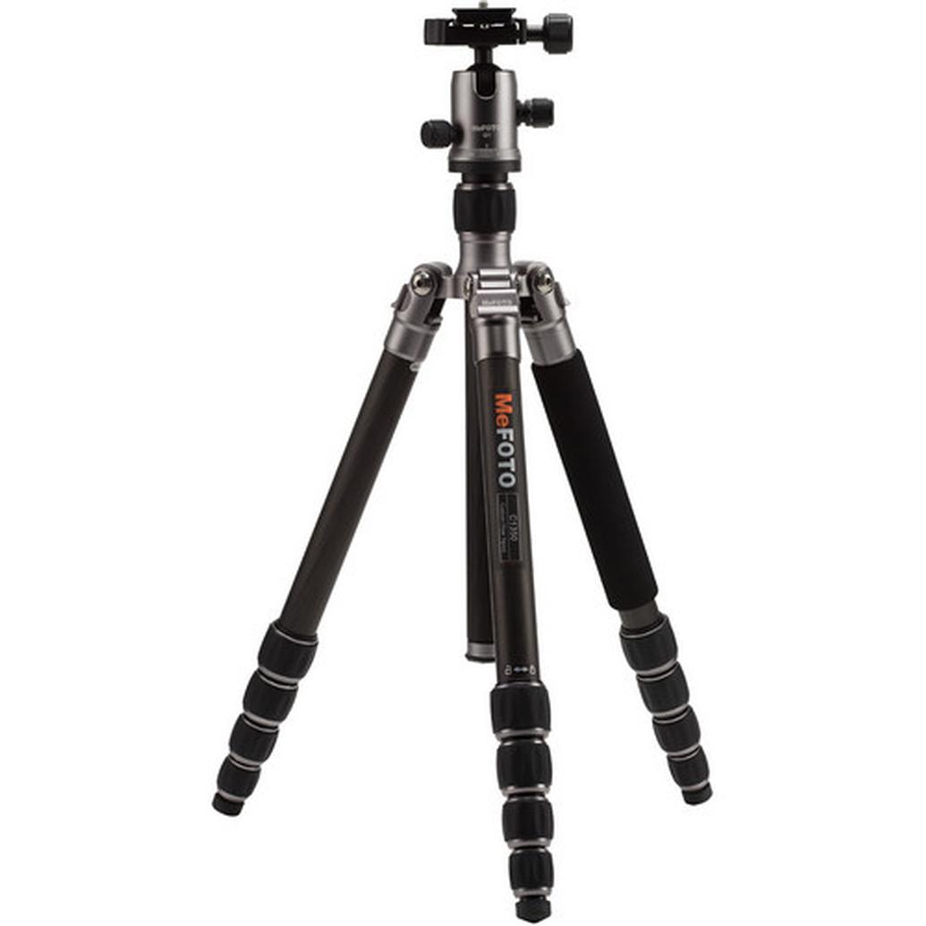 Mefoto C1350Q1T Series 1 Carbon Fiber RoadTrip Tripod Kit Titanuim