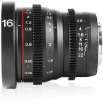 Meike 16mm T2.2 Manual Focus Wide Angle Cinema Lens (MFT Mount) 2