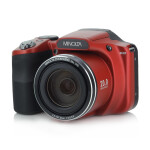 Minolta MN35Z 20MP 35X Optical Zoom Wi-Fi Bridge Camera (Red) 0