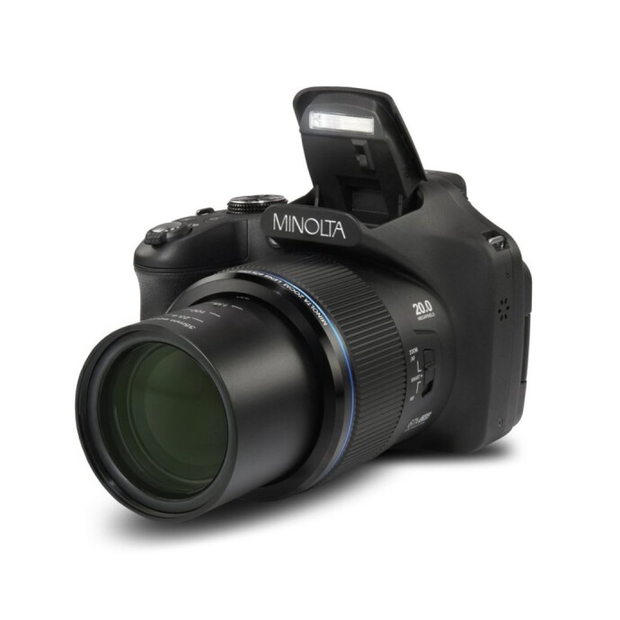 Minolta MN67Z 20MP 67x Optical Zoom Wi-Fi Bridge Camera (Black)