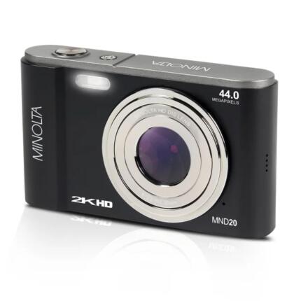 MINOLTA MND20 44 MP / 2.7K Quad HD Camera (Black)